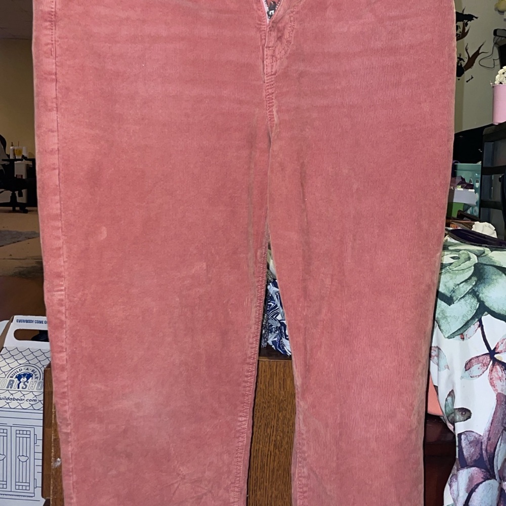 Women's Orange Corduroy
